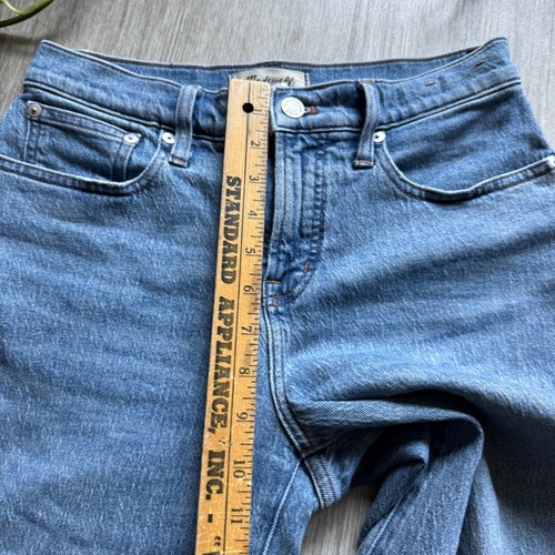 Madewell The Perfect Vintage Wide Leg Jeans Womens 26P Blue Stretch Denim - Picture 10 of 10