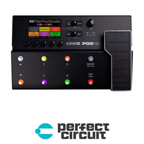 Line 6 POD Go Multi-Effects MultiFX Pedal EFFECTS - DEMO - PERFECT CIRCUIT