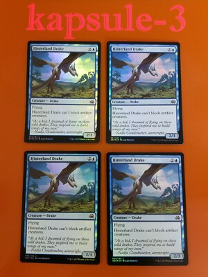 4x Hinterland Drake (LP-NM) | FOIL | Aether Revolt | MTG Magic Cards