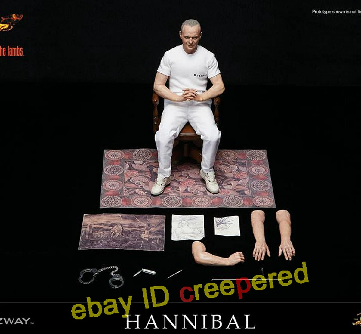 Blitzway 1 6 SILENCE OF THE LAMBS Hannibal Lecter Prison Uniform