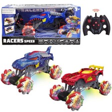 1:16 Kids RC Remote Control 360 Rotating Drift Stunt Car Toy With Lights Music