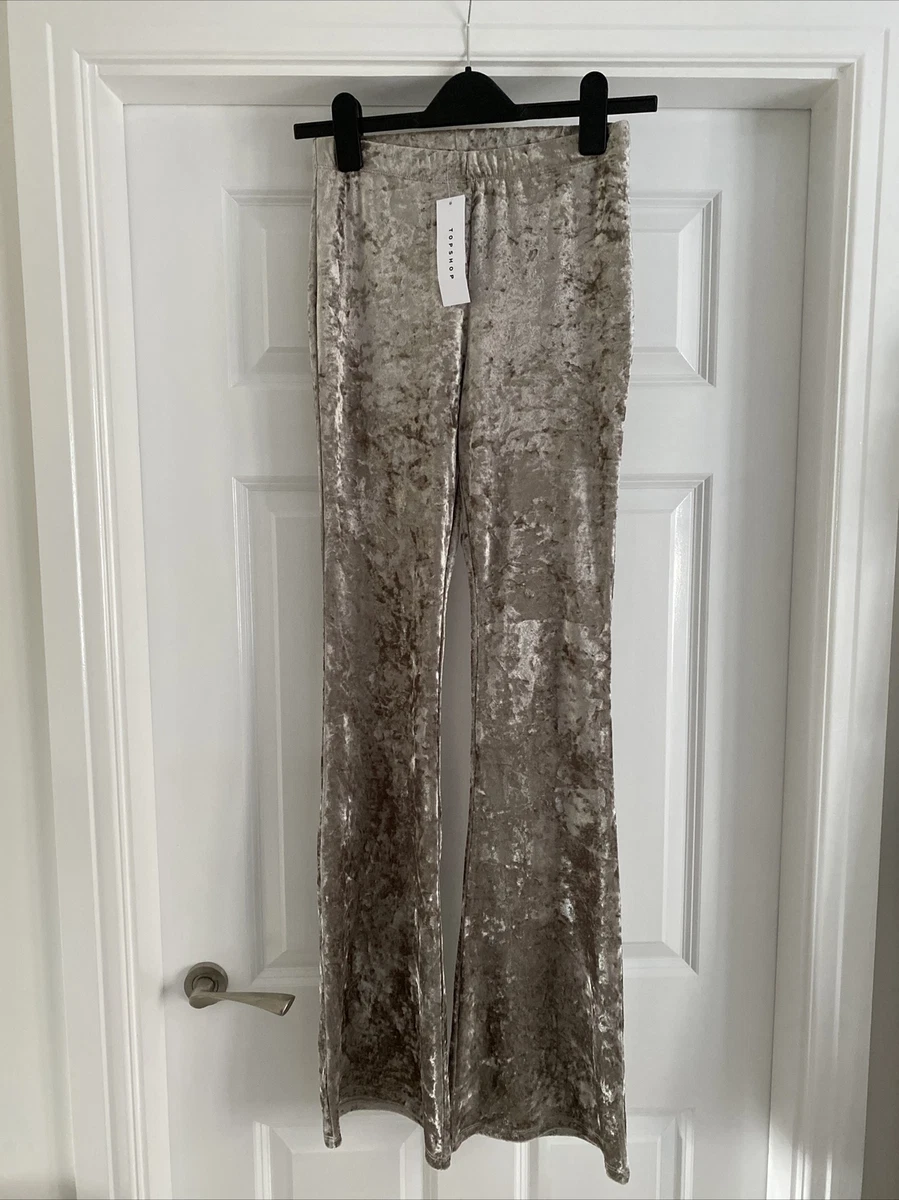 Topshop deals velvet flares