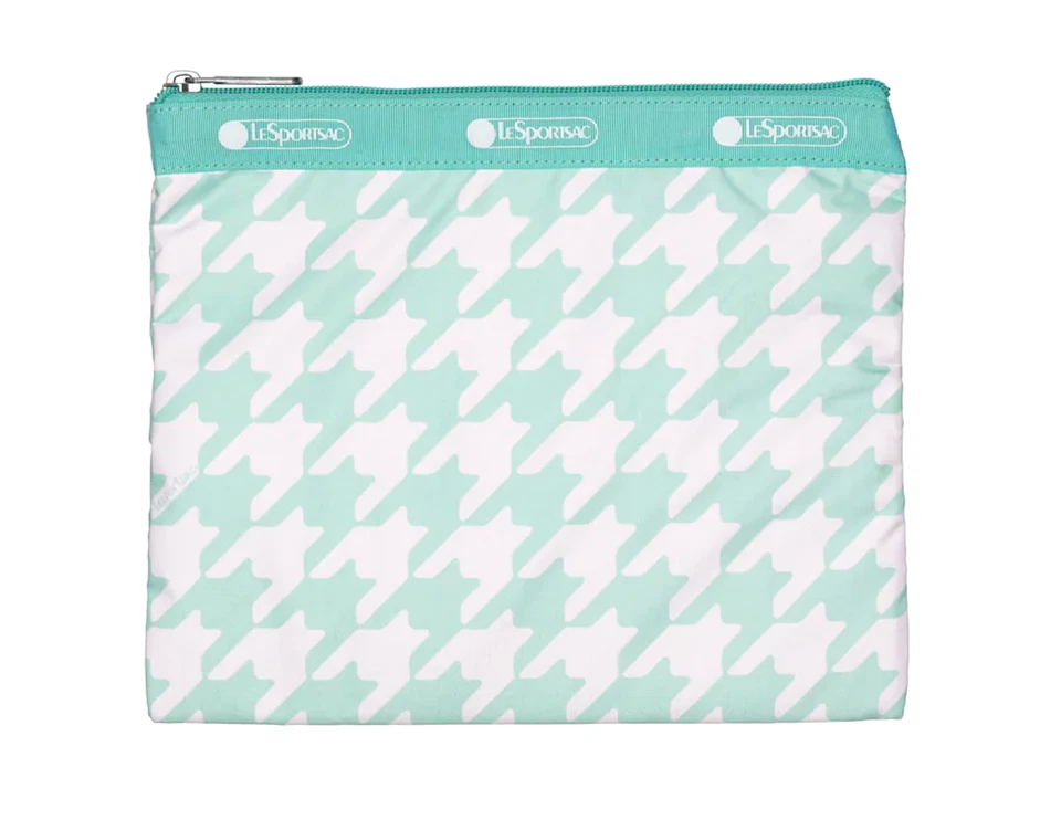 LeSportsac Willow Check Deluxe Todos los Días, Como Nuevo y Blanco Grande Pata de Gallo Cuadros Foto 2 de 4