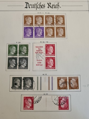 Deutsches Reich gebiete Besetzungen Dicker Blätterposten Sammlung Briefmarken - Imagen 5 de 17