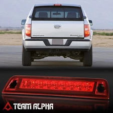 Fits 2006-2014 Honda Ridgeline [Chrome/Red] LED Third 3rd Brake Light Tail Lamp