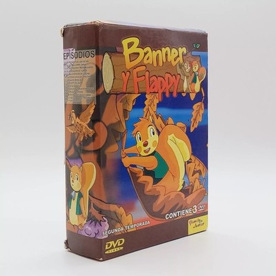 Estuche 3 DVD serie tv BANNER Y FLAPPY castellano 2da Temporada Planeta Junior