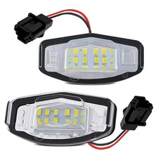 2pcs Led License Plate Light Tag Lights For 2.721.34 Inches Black