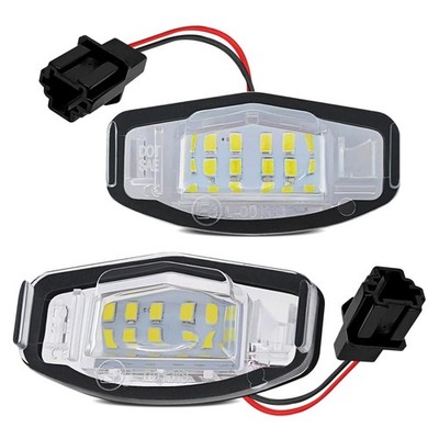 2PCS LED License Plate Light, Tag Lights for 2.72*1.34 inches, Black 