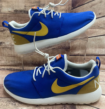 Nike Roshe Retro 2015 Azul Amarillo Talla Mujeres 12 Hombres 10.5 Golden State Warriors Nuevo