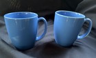 Set of 2 Corelle Mugs  Stoneware Light Blue  Coffee Cups — photo 3