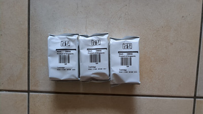 3x Rimage Druckerpatrone RB1 Schwarz (C8856A) - noch verschweißt
