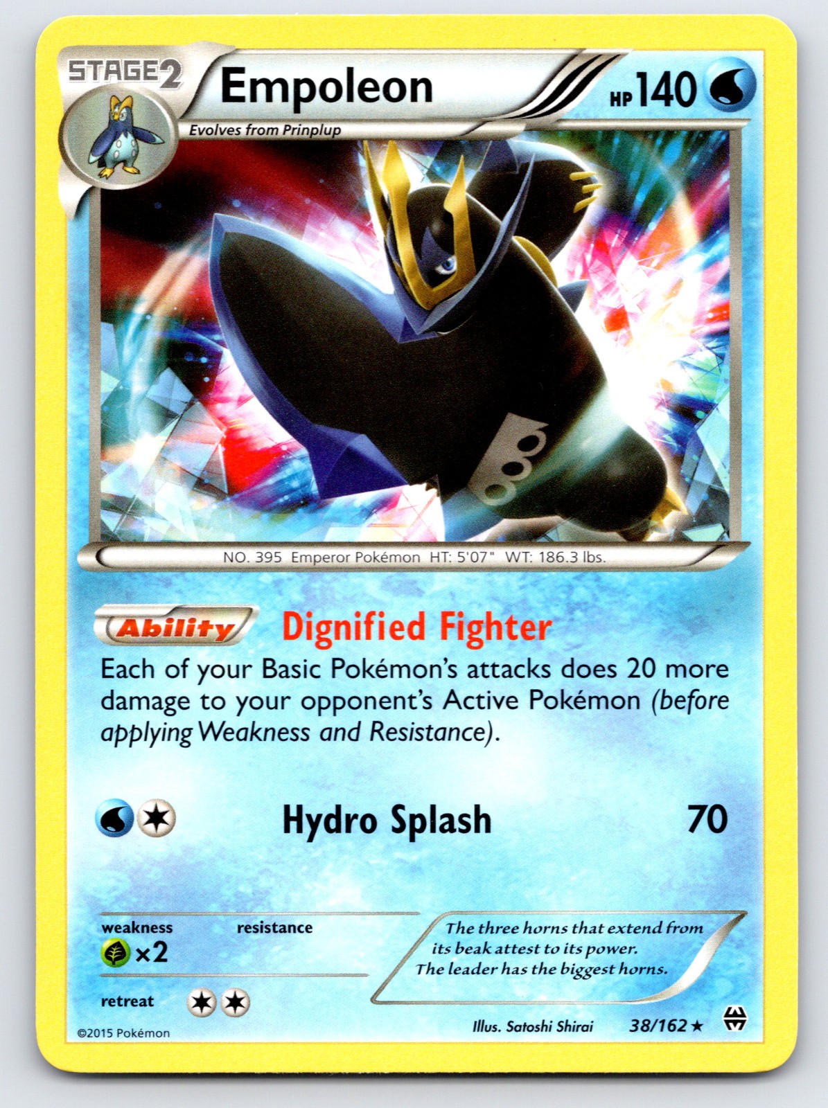 Empoleon Holo - XY - BREAKthrough 38/162 - LP Condition