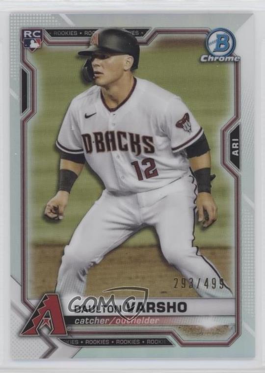 2021 Bowman Chrome Refractor 293/499 Daulton Varsho #95 0t2