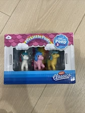 My Little Pony Mini Pony Classics 3 Pack--Firefly, Gusty, Bubbles--New