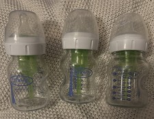 Dr. Brown  s Options Glass Wide Bottles 5 oz Anti Colic Lot of 3 NEW opened