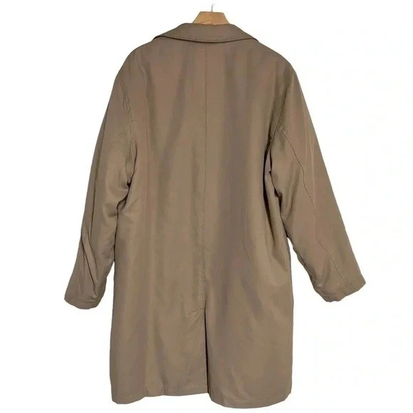 Chaqueta gabardina Executive Impulse beige para hombre Foto 3 de 4