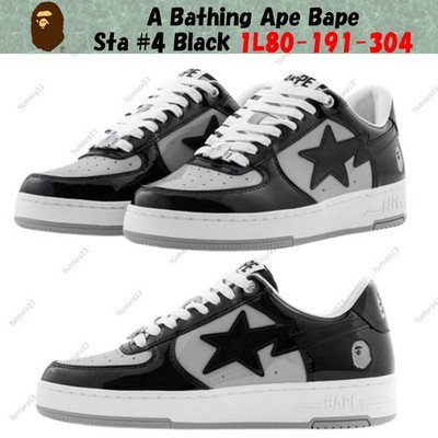A Bathing Ape Bape Sta #4 schwarz 1L80-191-304 Herren Gr.