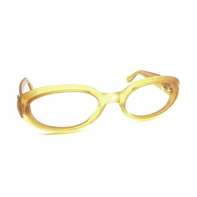 Gucci Vintage GG 2419/N/S G5S Brown Amber Oval Sunglasses Frames