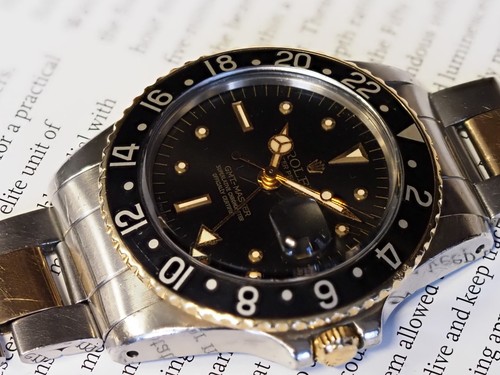 Rolex GMT-Master Ref. 1675/3 Black Nipple Dial 7836 Bracelet 1978 - Foto 13 di 13