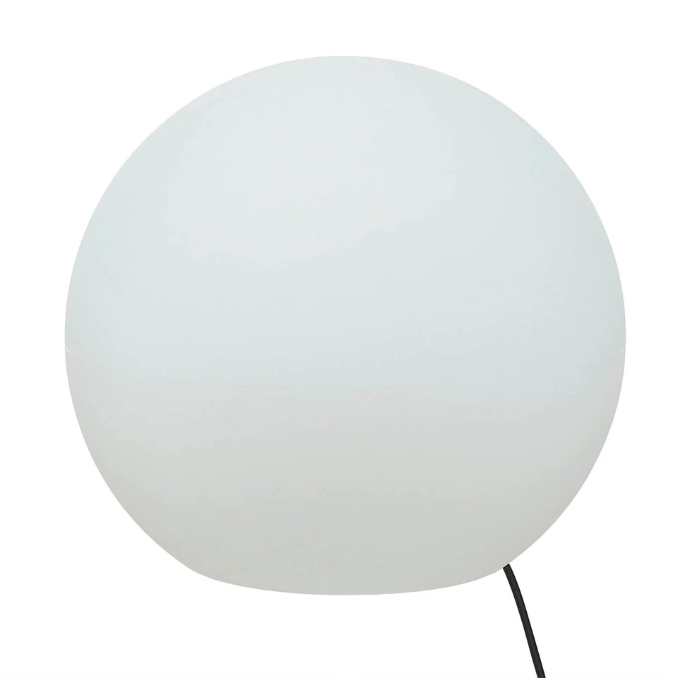 Außenlampe Wegeleuchte Kugelleuchte Weiß IP65 E27 40 cm Modern rund 45 cm Garten - Bild 2 von 4