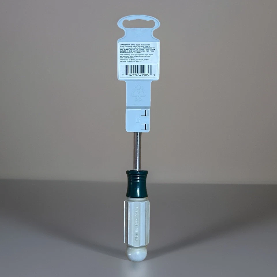 Vintage Craftsman 9mm Nut Driver 41985 Hollow Shaft Made In USA Tool NOS New - Image 2 of 4