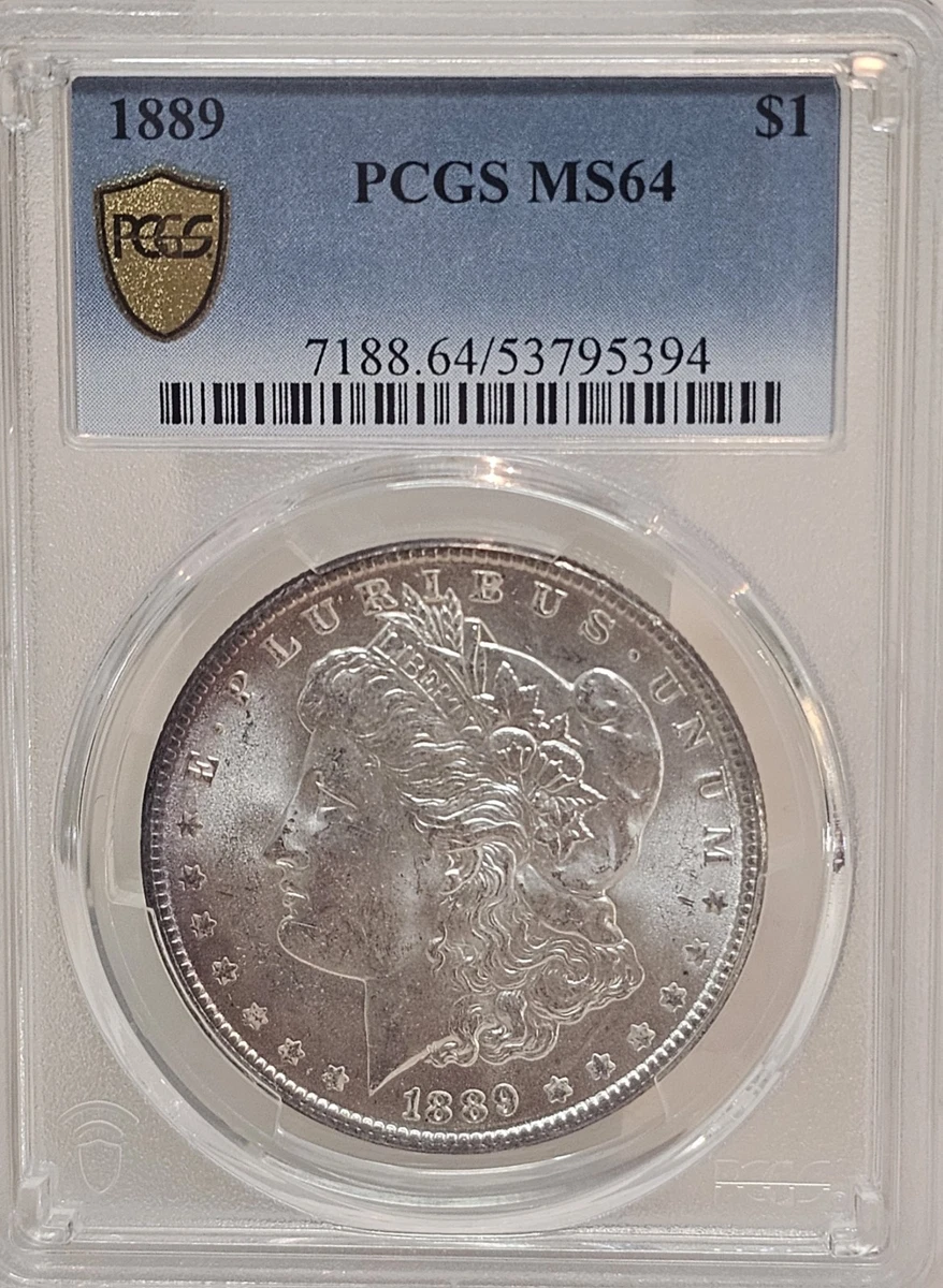 MS 64 Graded 1889 Year Morgan US Dollars (1878-1921) for sale | eBay