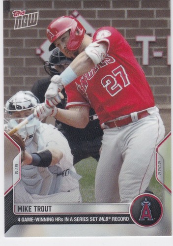2022 Topps Now 373 Mike Trout