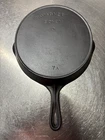 Wagner Sidney O High Arched Logo #7A Cast Iron Skillet CRACK