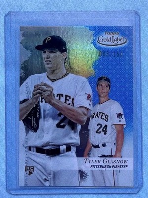 2017 Topps Gold Label Class 1 Tyler Glasnow RC Blue Parallel