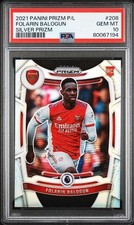 2021 Panini Prizm PL Folarin Balogun RC Silver Rookie Card PSA 10 USMNT #208