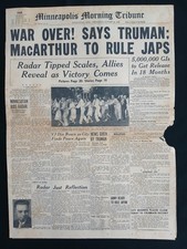 Minneapolis Morning Tribune August 15 1945