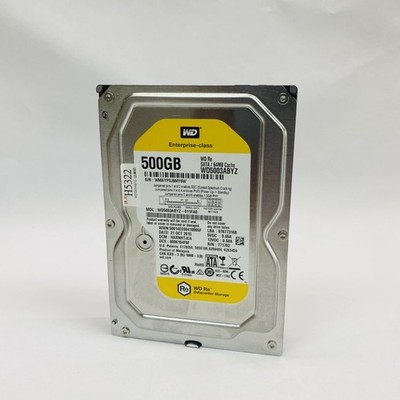WD 500GB WD5003ABYZ Re SATA 64MB Enterprise 3,5 Zoll Interne Festplatte Grade A