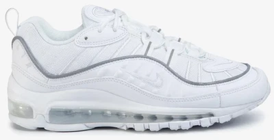 36,5 AH6799 114 Nike Air Max 98 Triple Blanc (W) Chaussures Femmes Baskets - Photo 1/4