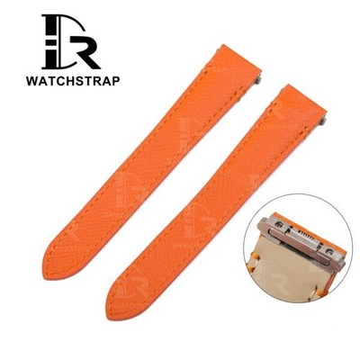 Custom Epsom leather strap for Cartier Santos Quickswitch