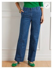 Talbots New England Chinos Indigo Wash Size 14