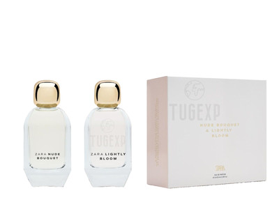 Zara Nude Bouquet + Lightly Bloom Woman Duo Set 2 x 3,4 Unzen 100 ml Spray Neu