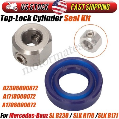 Top Lock Roof Cylinder Seal Repair Kit For 97-09 Mercedes SL R230 SLK R170 R171