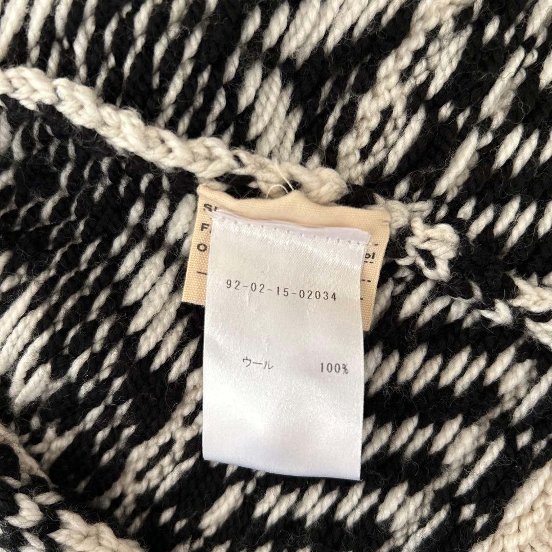 BODE Cardigans Black White Patterned S/M wool - image 8