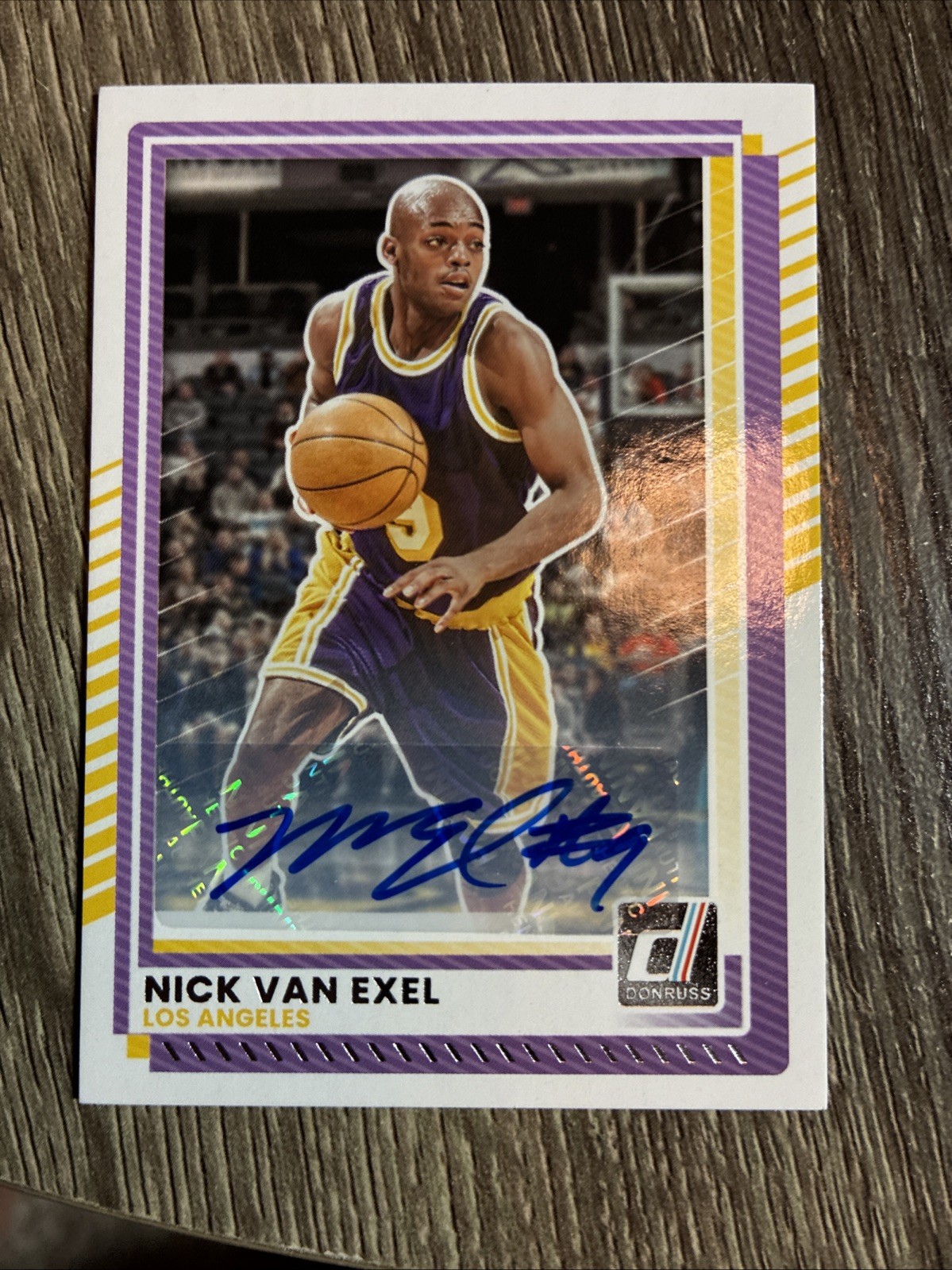 Panini 2025-26 Donruss Nick Van Exel Autograph Los Angeles Lakers #143