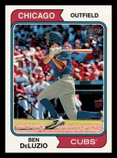 Ben DeLuzio RC Rookie 2023 Topps Heritage #306 Chicago Cubs Mint