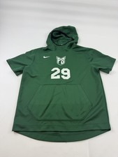 Portland State Vikings Hoodie Sweatshirt Mens Large Green NCAA Basketball Nike