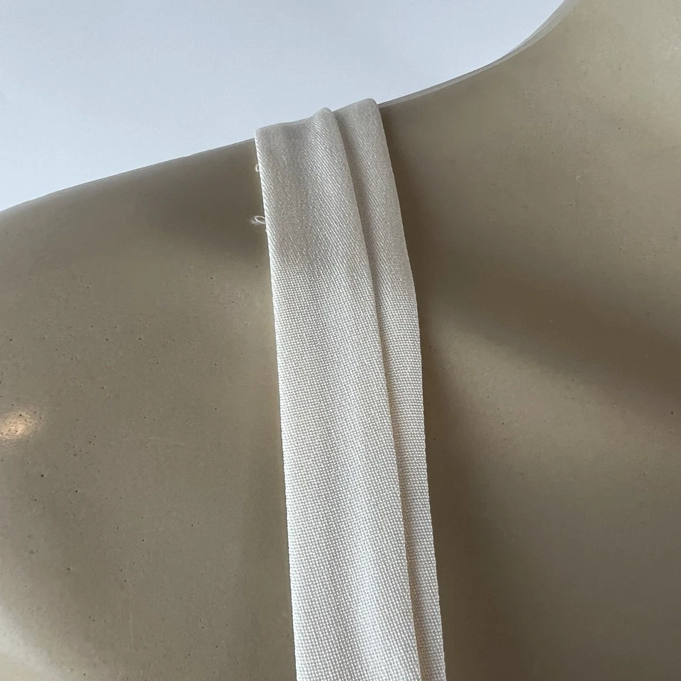 Vestido Tricotino Seda J Crew Robin Talla 14 Marfil Vestido de Boda Capucha Botones Nuevo con Etiquetas Foto 3 de 4