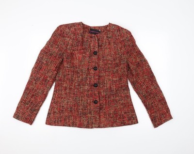 Hudson & Onslow rote Damenjacke Größe 10