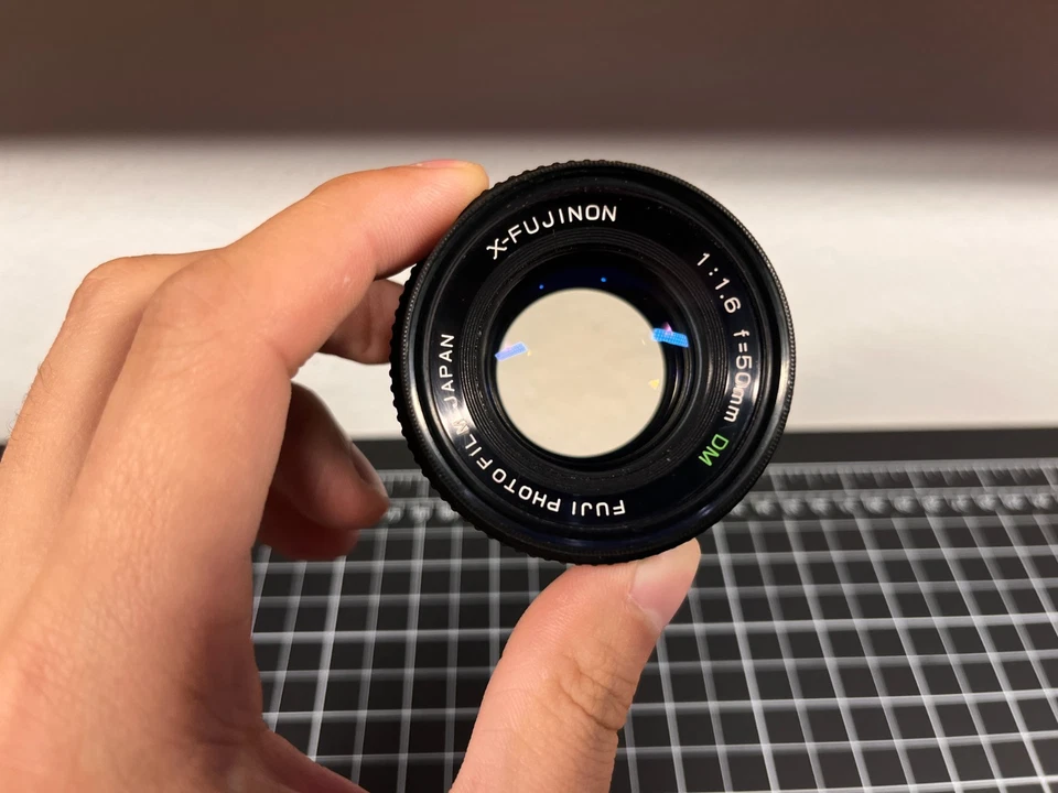 Lente de cámara de enfoque manual con película Fujica X-Fujinon 50 mm DM F/1,6 Foto 3 de 4