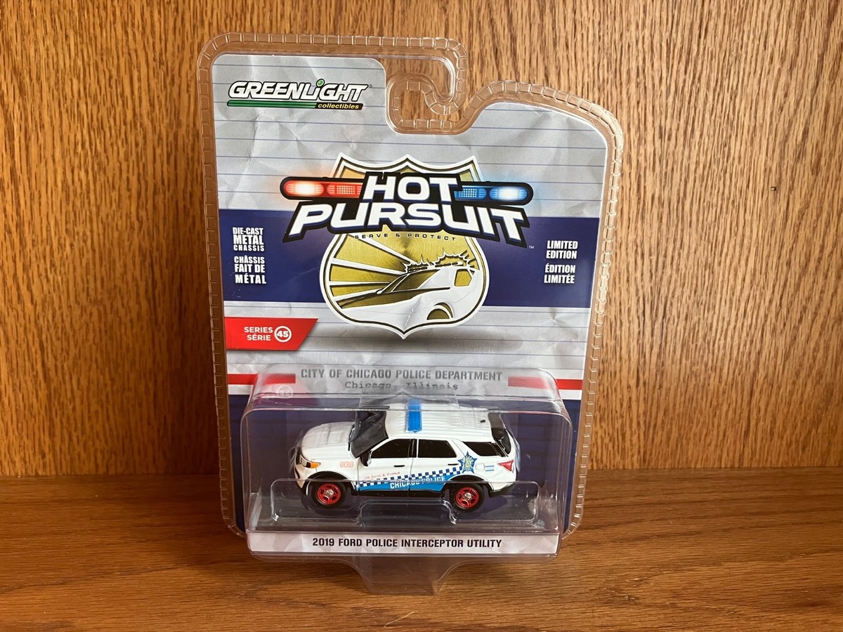 1/64 Greenlight Hot Pursuit 2019 Chicago Police RED WHEELS | eBay