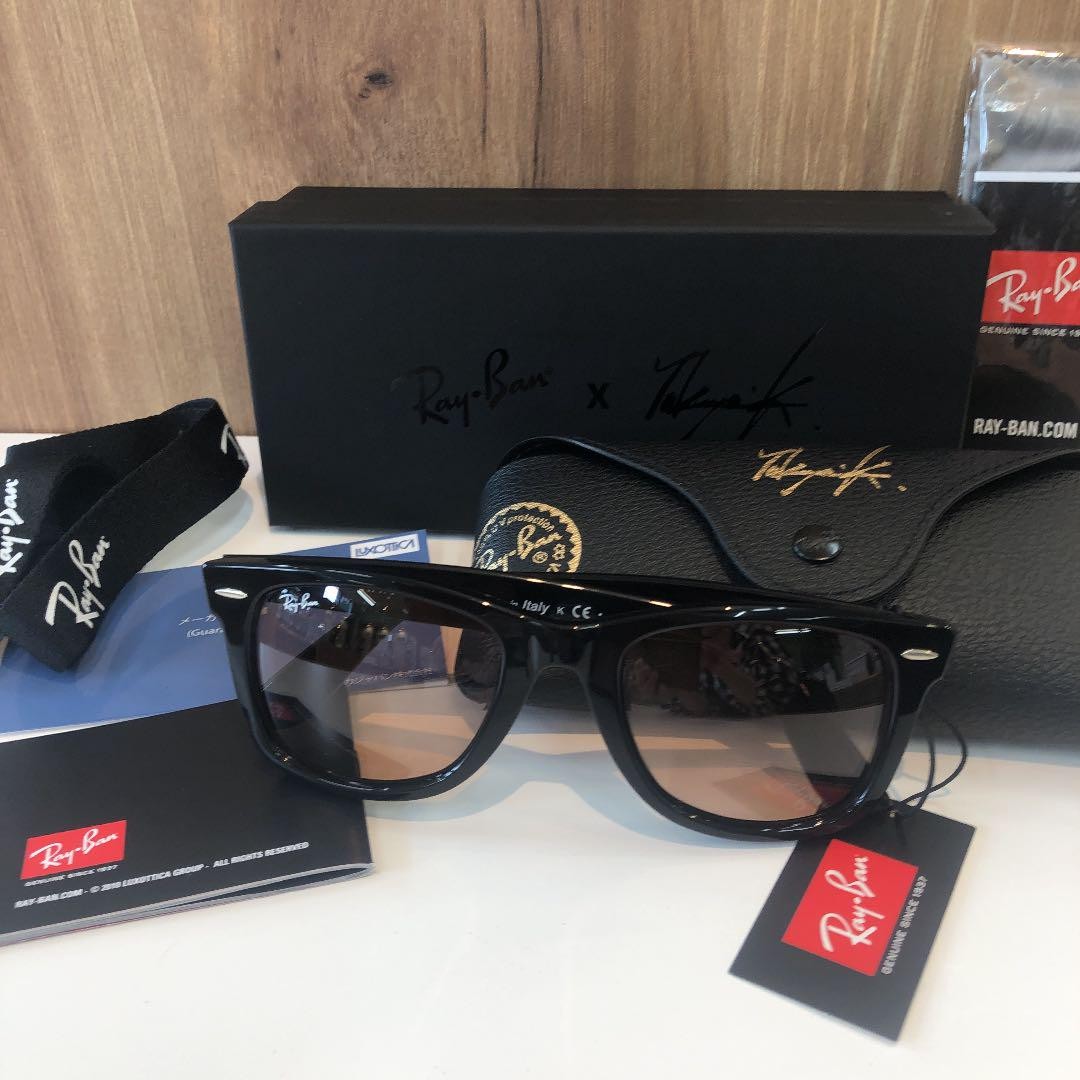 【週末価格】Ray-Ban x Takuya Kimura WAYFARER Ray-Ban×Kimura Takuya Wayfarer Sunglasses Made in Italy with