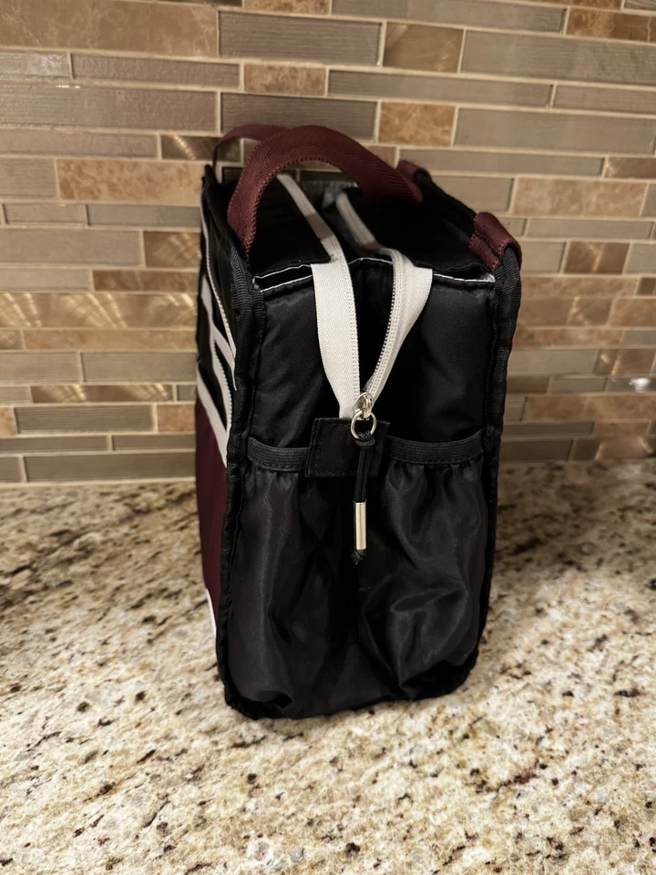 Igloo кулер сумка с короткими ручками обед сумка красный черный вишня - Изображение 2 из 4