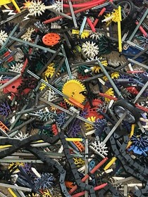 Knex K'Nex Pieces 5 1/2 LBs Rods Connectors Motor  Big LOT