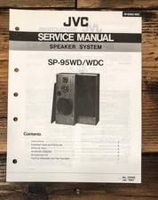 JVC SP-95 WD  Speaker Service Manual *Origina...