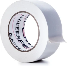 Gaffer Power Real Professional Premium Grade Gaffer Tape Made in The USA - White